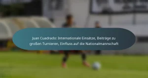 Juan Cuadrado: Internationale Einsätze, Beiträge zu großen Turnieren, Einfluss auf die Nationalmannschaft